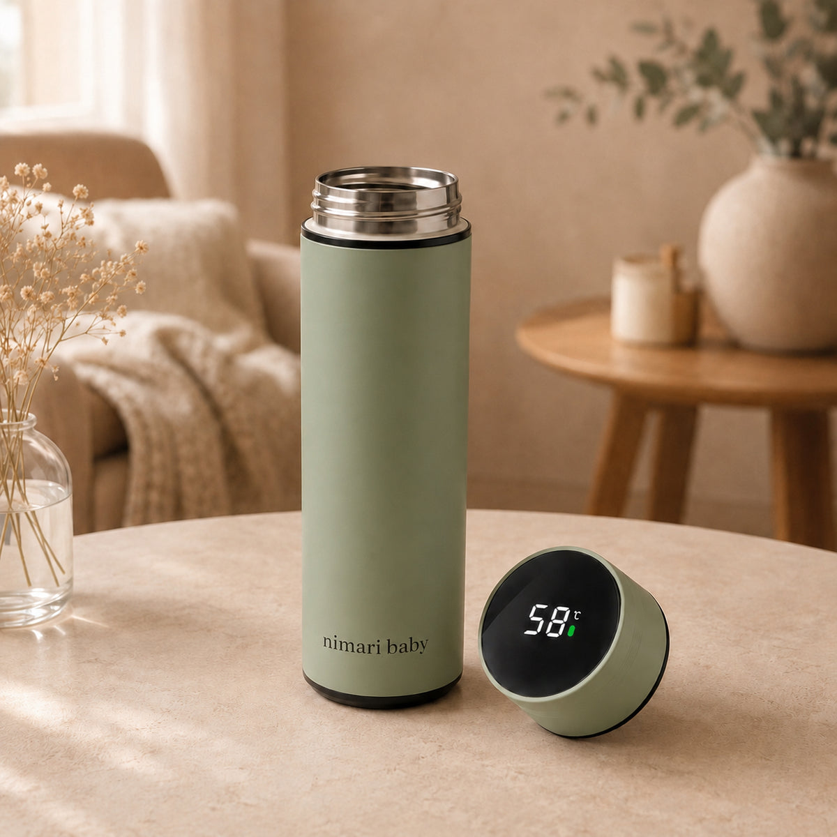 Insulated Temperature Display Bottle