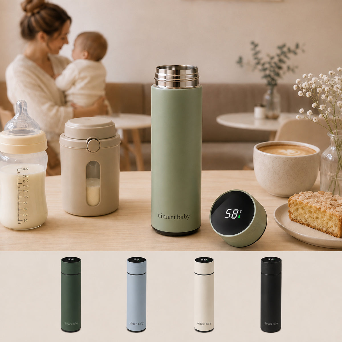 Insulated Temperature Display Bottle