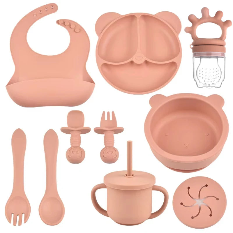 Silicone Baby Feeding Set