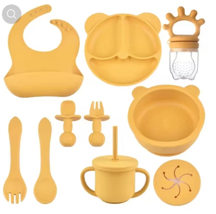 Silicone Baby Feeding Set