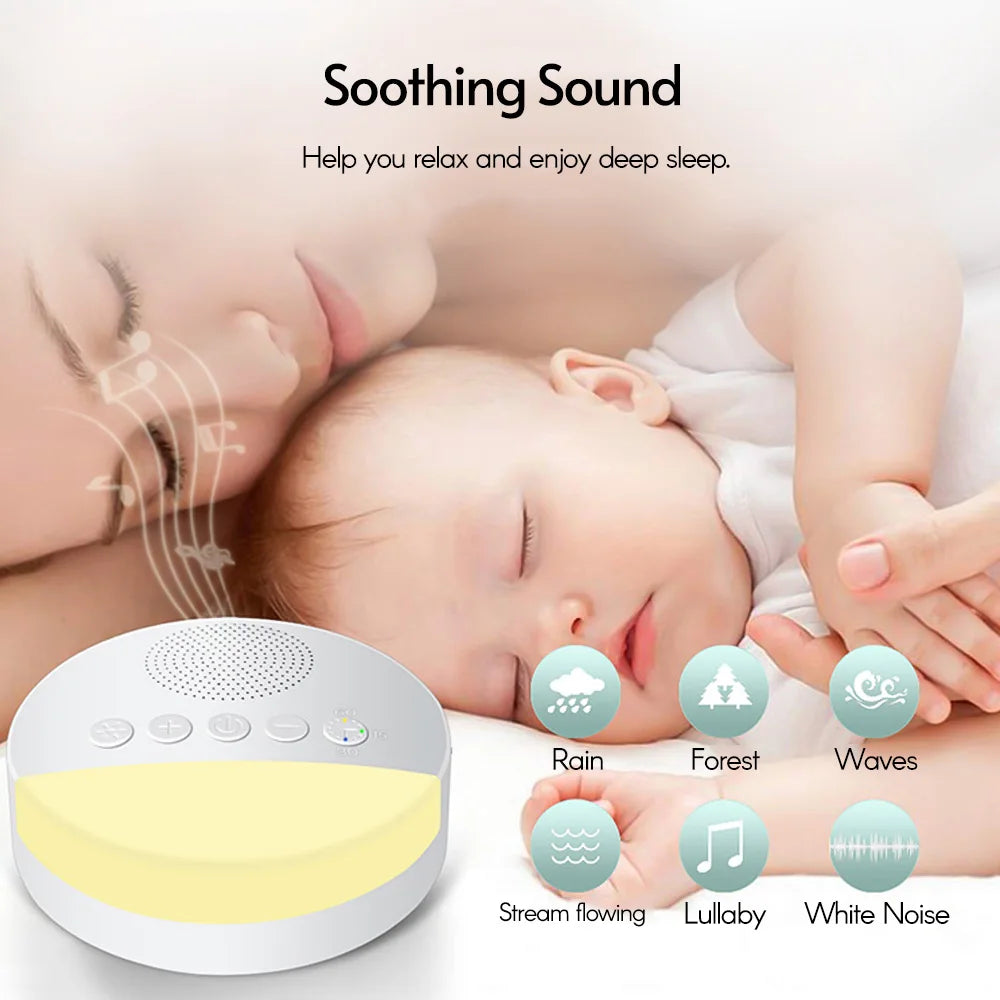 Rechargeable White Noise Machine / Night Light